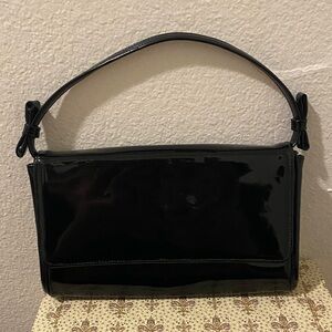 Vintage 1960’s Classic Black Patent Shoulder Bag